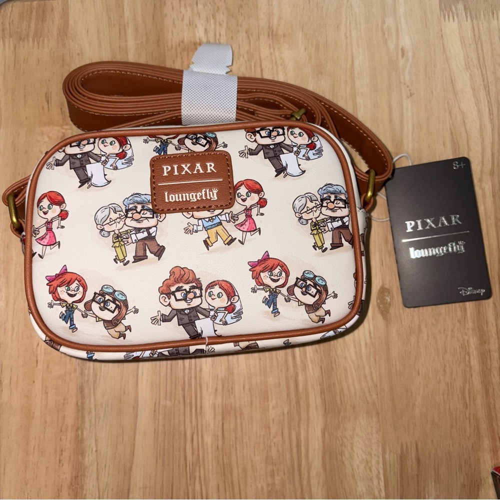 Loungefly Disney Pixar Up Carl & Ellie Crossbody Bag